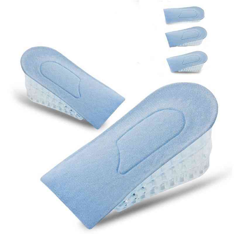 Invisible Height Increase Half Insole, 3-layer Air Up Lifts Elevator Shoes Pad