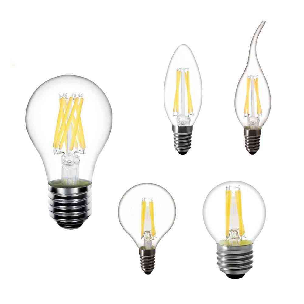 E14 E27- Filament Light Bulbs, Edison Vintage, Decorative Led Lamp