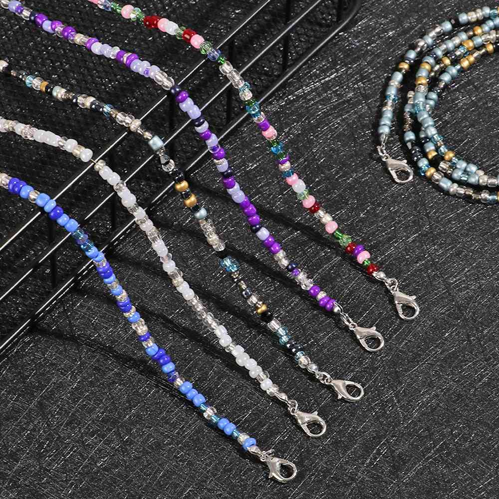 Fashion Colorful Beads Eyeglasses Lanyards Strap