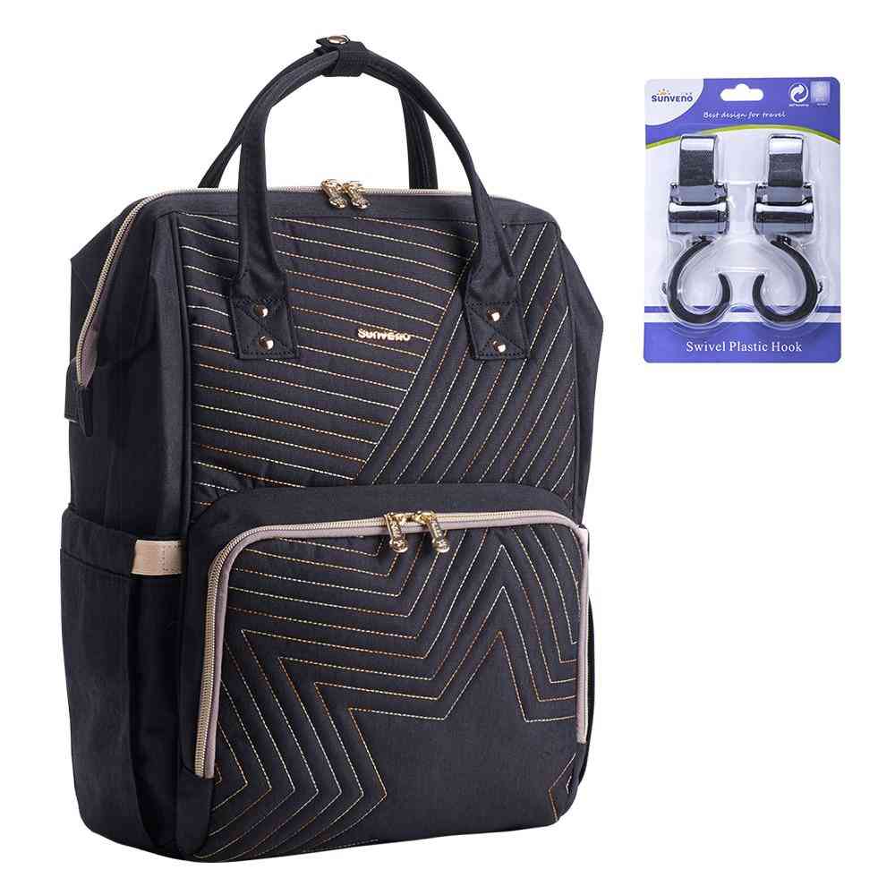 Sunveno Fashion Diaper Bag Backpack Baby Bags For Mom Designer Travel