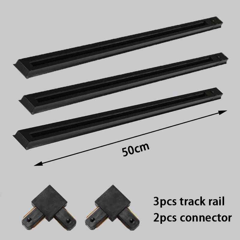 Aluminum Led Track Light Rails Straight/l Shape