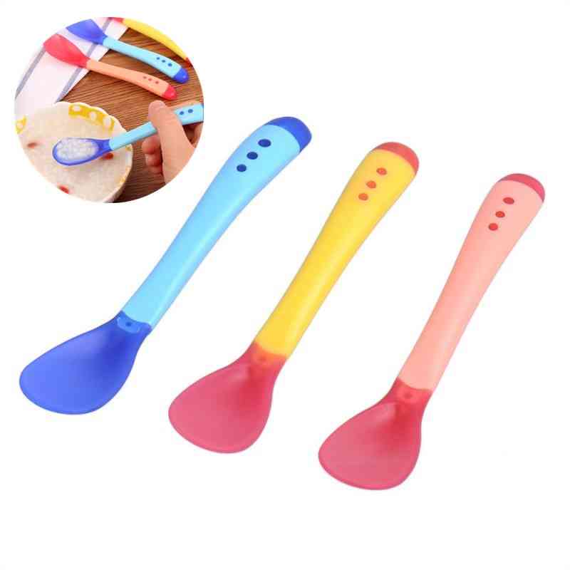 Silicone Baby Feeding Spoons Tableware