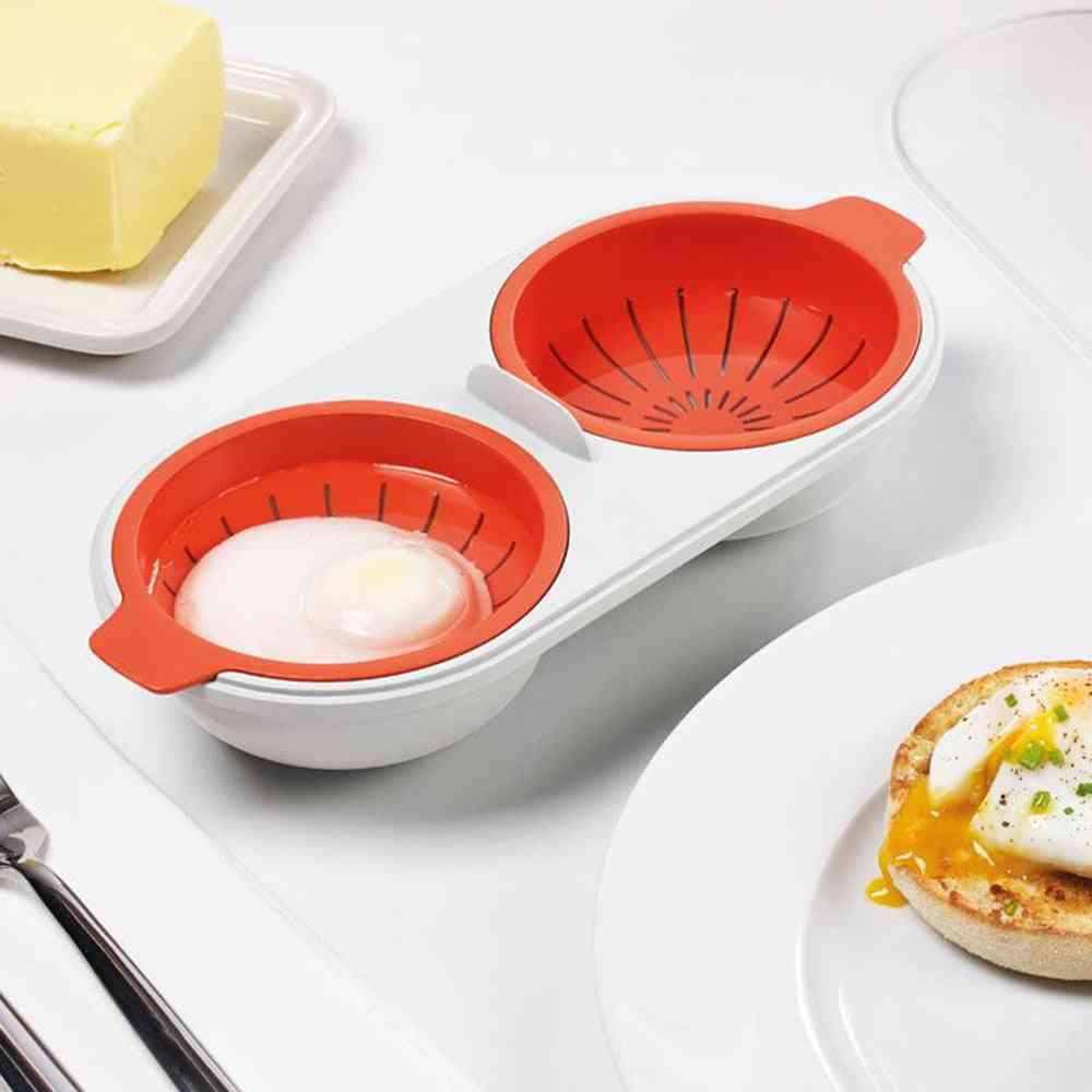 Creative Food Grade Cookware Double Cup Egg Poacher