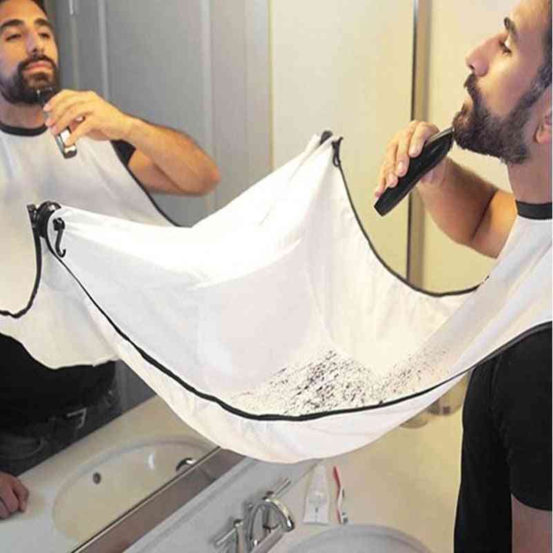 Bathroom Apron Men Haircut Storage Waterproof Floral Cloth