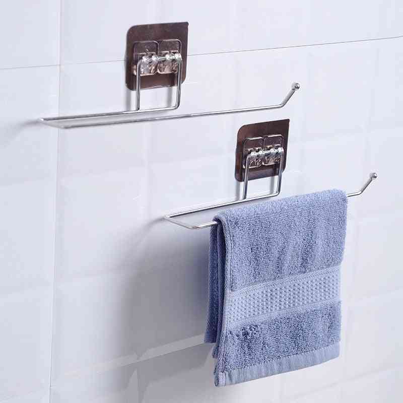 Self-adhesive Shelf Roll Towel Holder