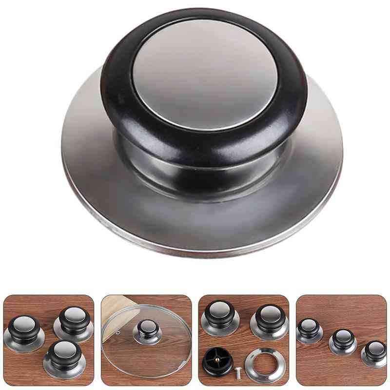Stainless Steel Creative Bakelite Practical Pan Cover Knobs