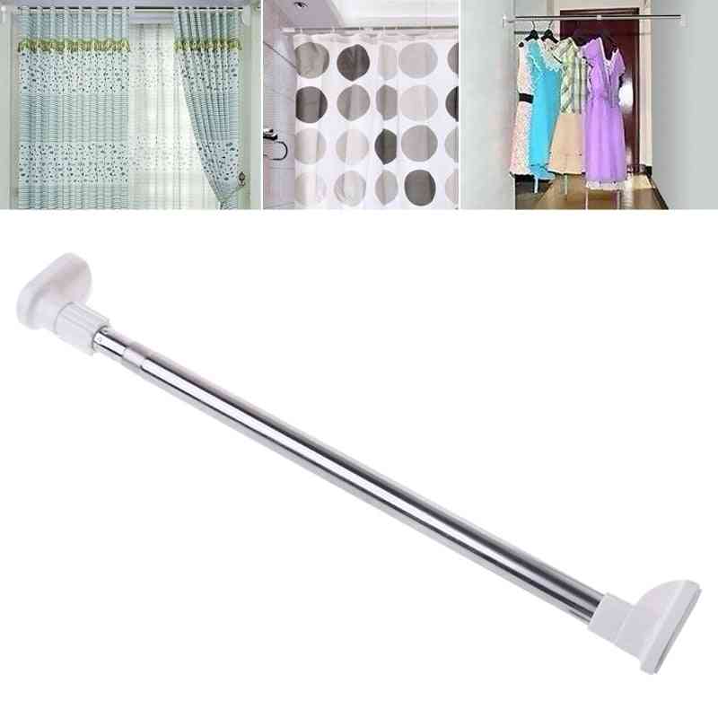 Extendable Telescopic- Rods Shower Curtain, Poles Clothes Wardrobe, Organizer Rack
