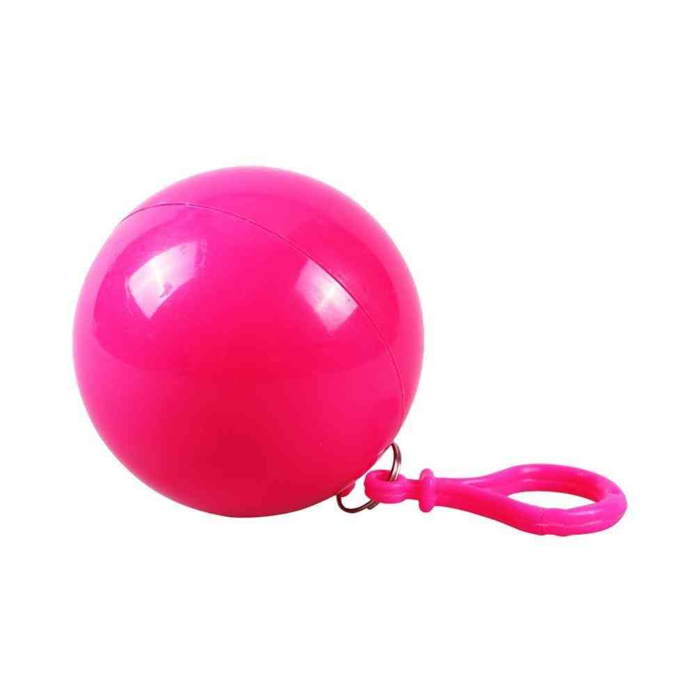 Praktisk bærbar regnponchoball med krok