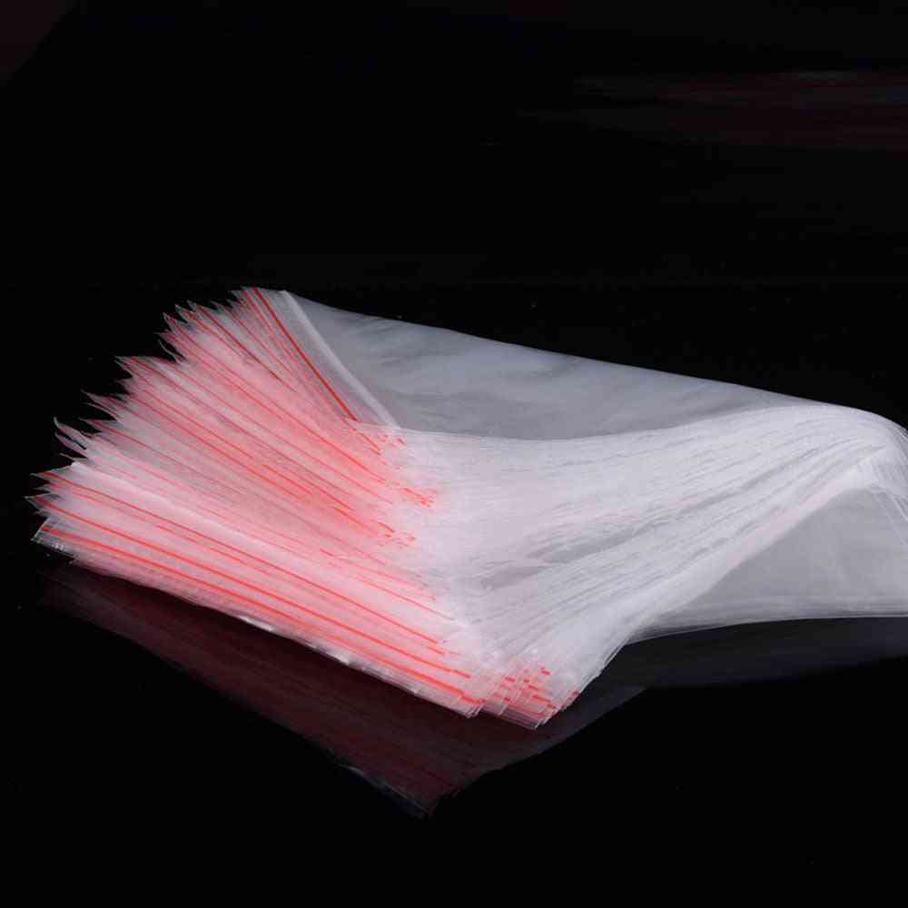 Reclosable Plastic Poly Clear Bags