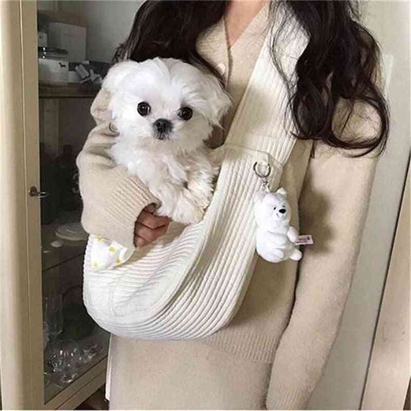 Handmade Pet Dog Puppy Kitten Carrier Handbag