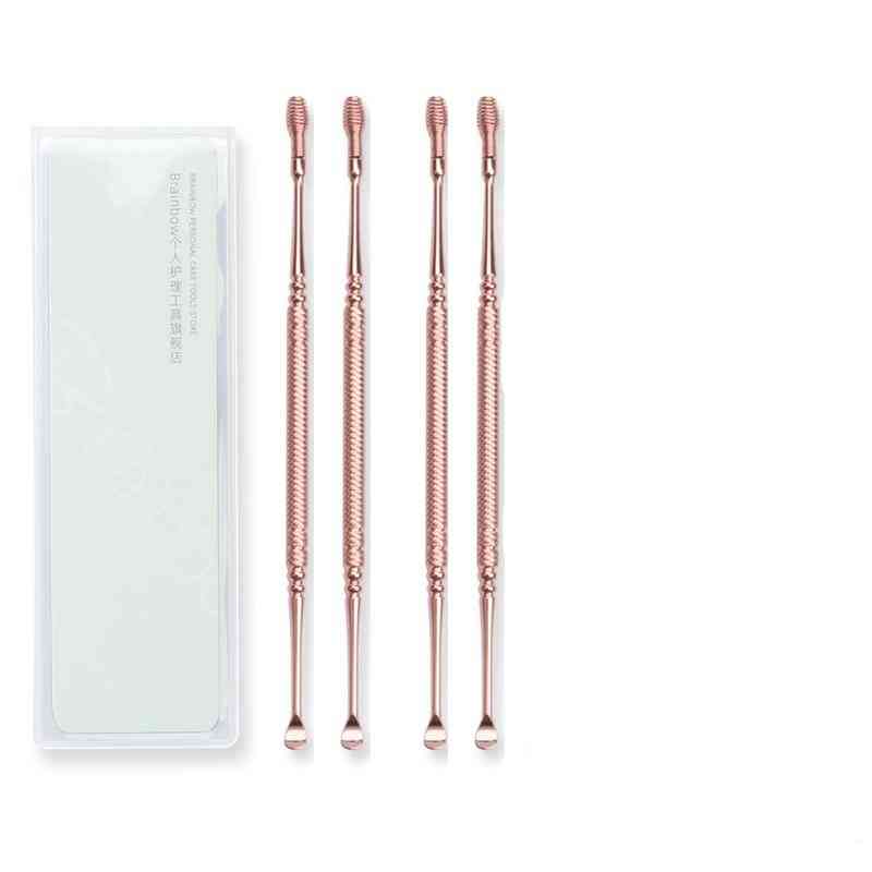 Steel Rose-gold Ear Pick Wax Remover Health Care Tools