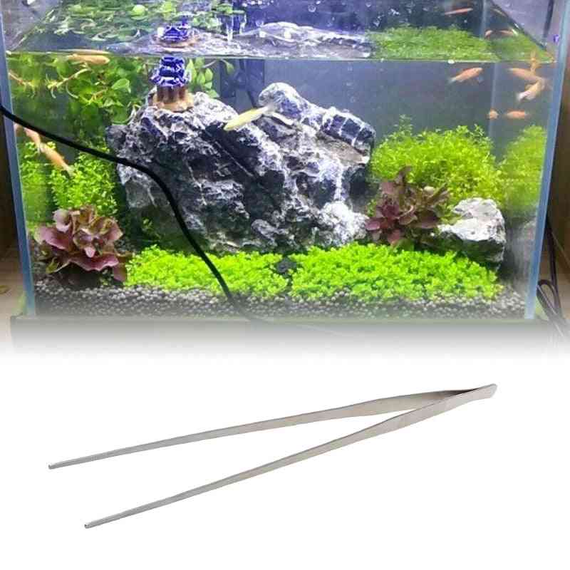 Aquarium Live Tank Curve Plant Long Tongs