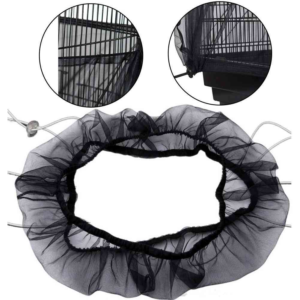 Dustproof Nylon Mesh Bird Cage Cover