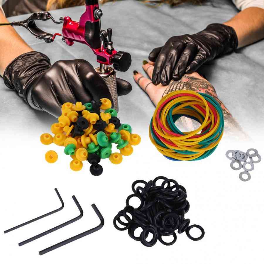 Rubber Bands Pin Cushion Tattoo Coil Supplies Kit