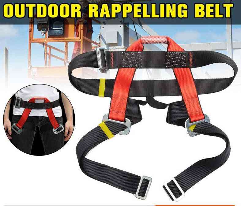 Outdoor Climbing Safety Belt Half Body Protecting For Rock Climbing Downhill Harnesses Rappel Belt Safety Climbing Accessories