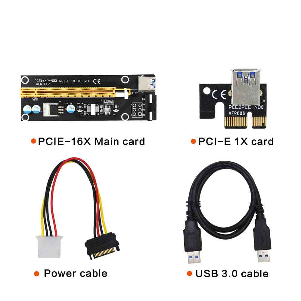 Usb 3.0 sata til 4pin molex adapter kabel mining stigerør for skjermkort