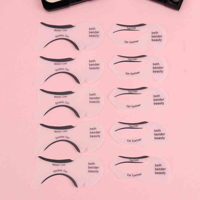 Double Wing Eyeliner Models Molding Template Tools