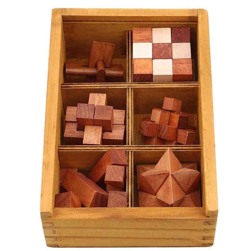New Design Kong Ming Lock  Wooden  Puzzles Game