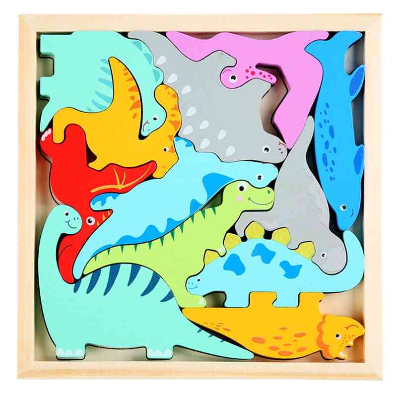 Cartoon Animal Three-dimensional Jigsaw Puzzle Game
