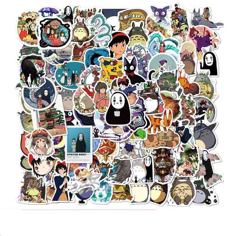 Anime Moving Castle Spirited Away Cartoon Stickers