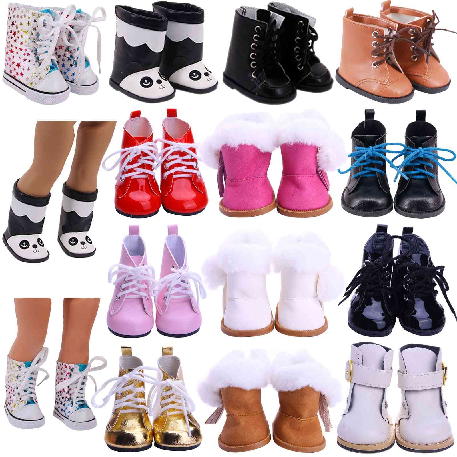 Snow Panda- Reborn Doll Shoes, Accessories Toy