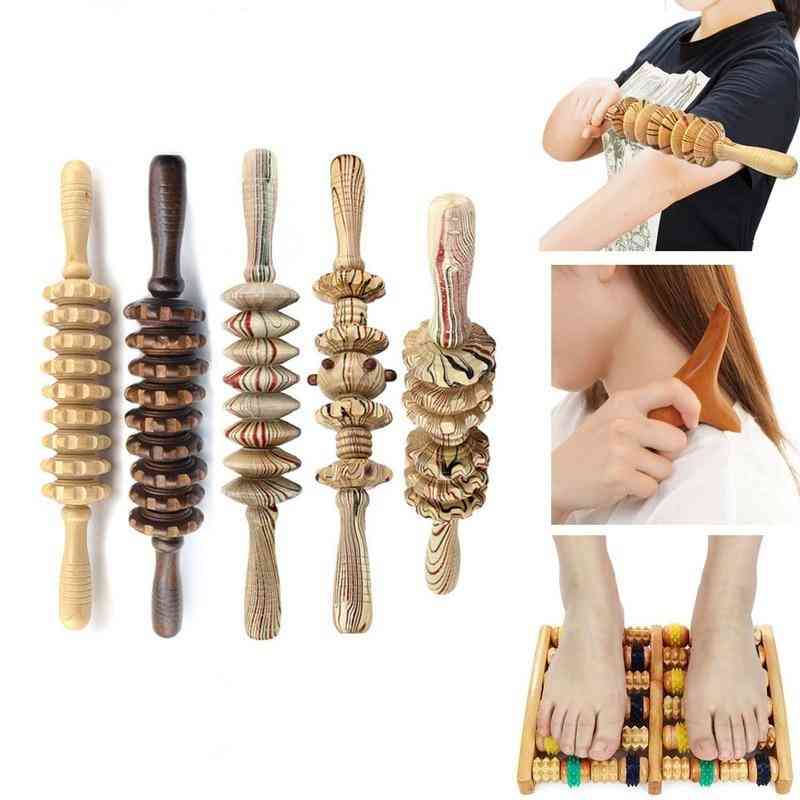 Multi-function Wooden Massage Roller For Health Care