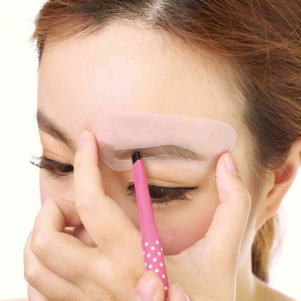 Reusable Eyebrow Stencil Set Eye Brow Diy Drawing Guide