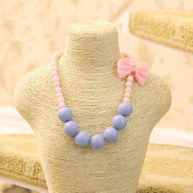 Simulated- Pearl Choker Beads, Necklace