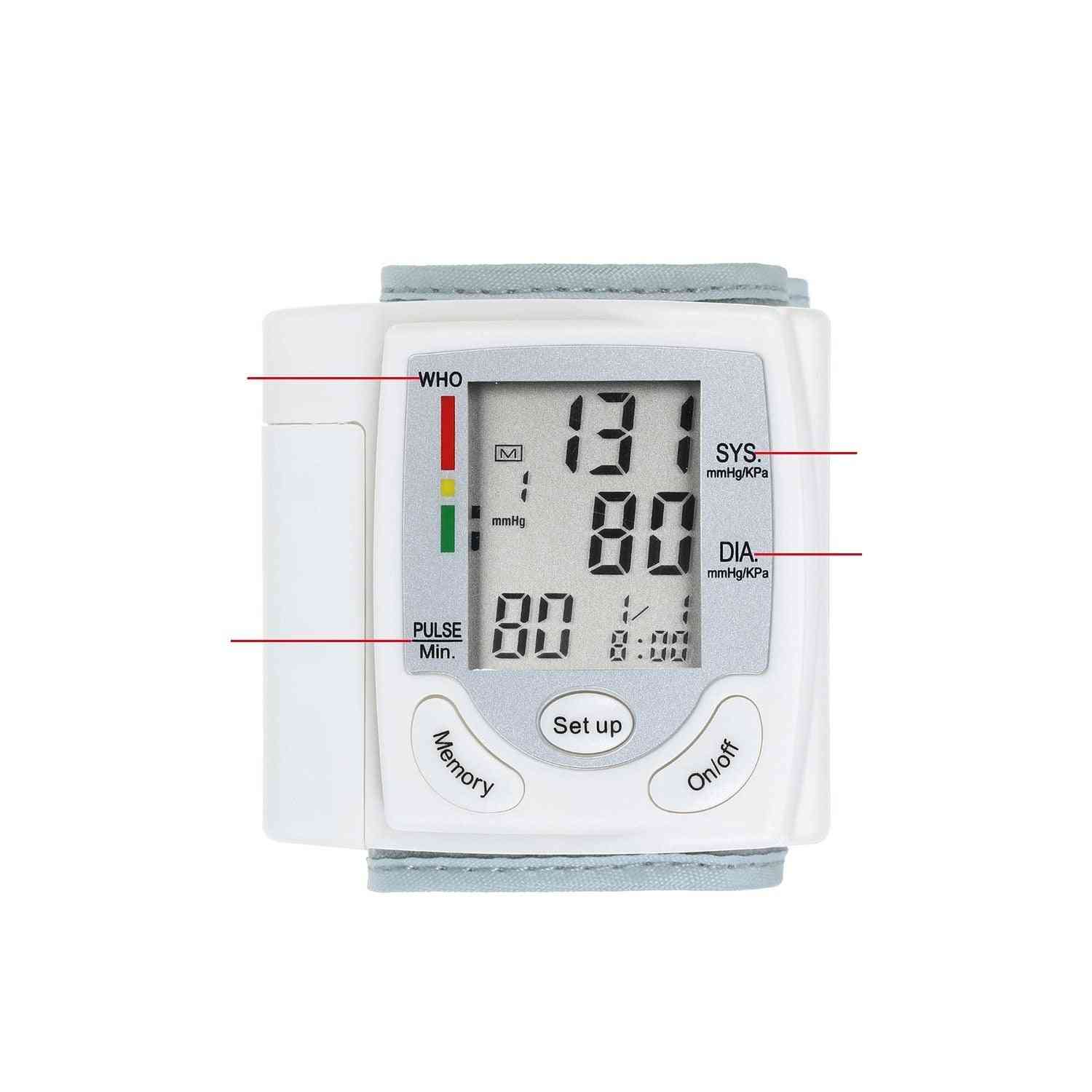 Lcd Display Blood Pressure Monitor Tonometer Diagnostic-tool