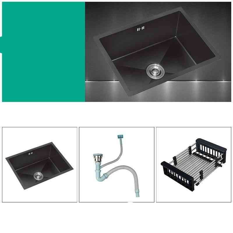 Stainless Steel Mini Single Slot Trumpet Kitchen Sink Basin