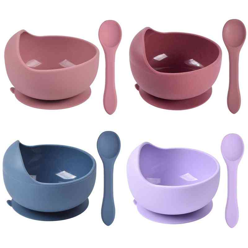Baby Silicone Bowl Set Silicone Tableware