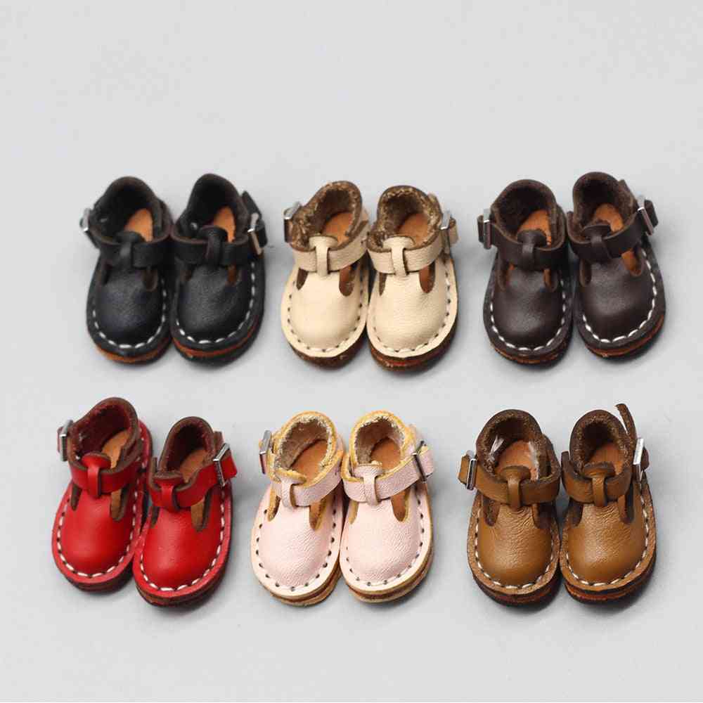 Doll Mini Leather Shoes Accessories