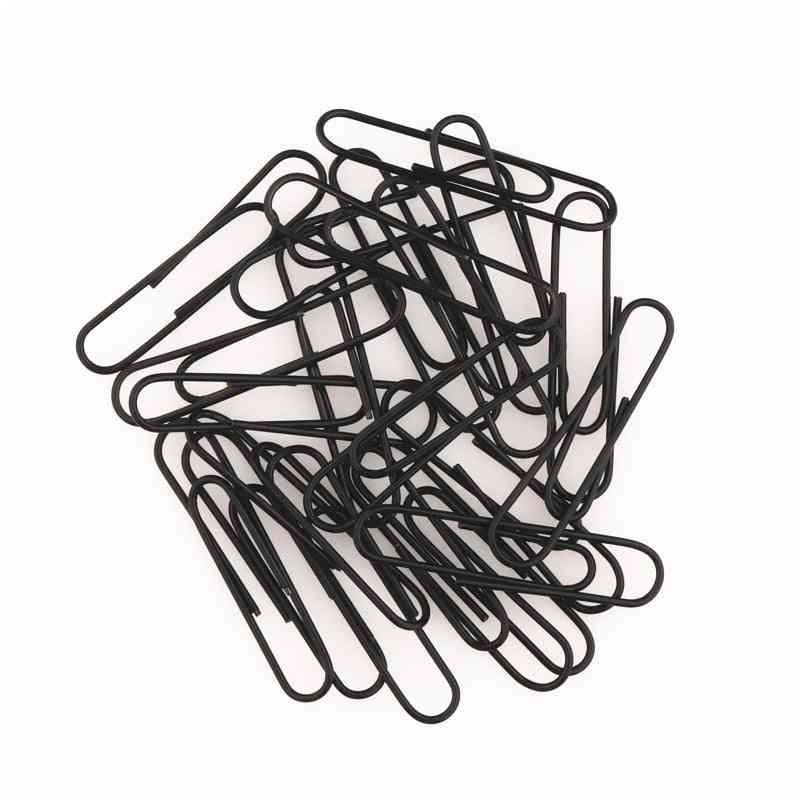 High Quality Black Notebook Bookmark Binder Paperclips