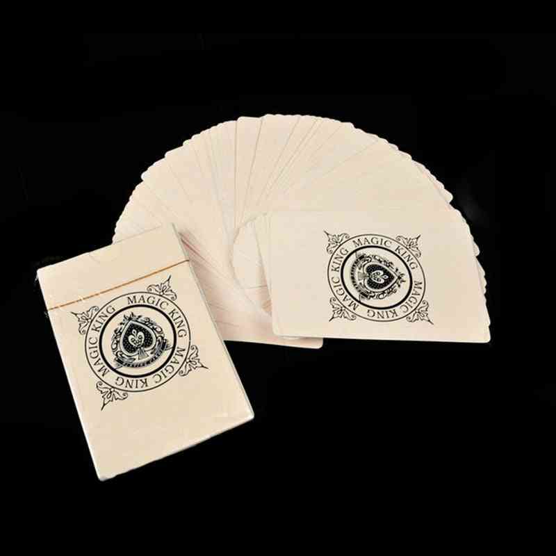 Manipulation Cards Thin Poker Magic Tricks Thin Standard Size Playing Cards Magic Joke Toy Easy To Play Party Show