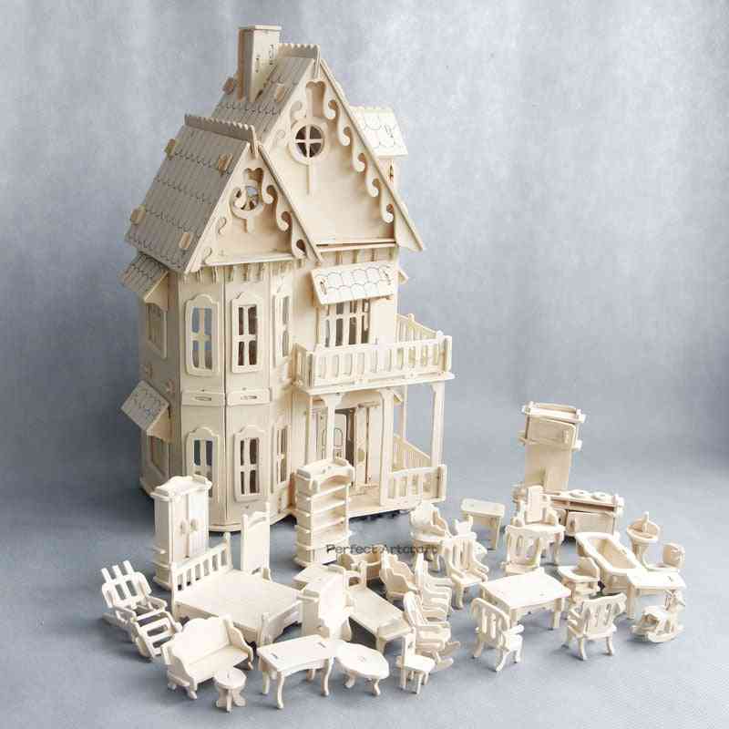 Dockhus miniatyr möbel leksak