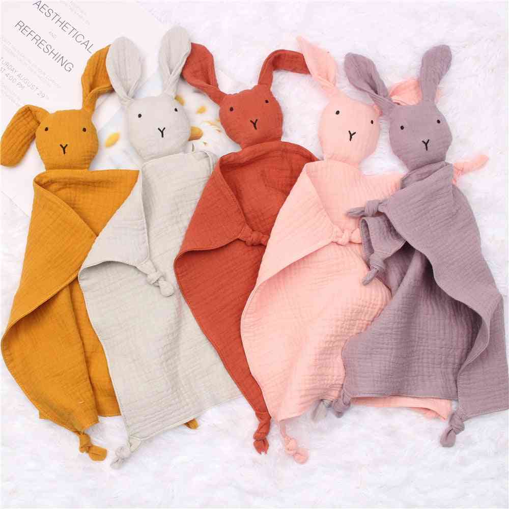 Baby Cotton Muslin Comforter Blanket Soft Newborn Sleeping Dolls