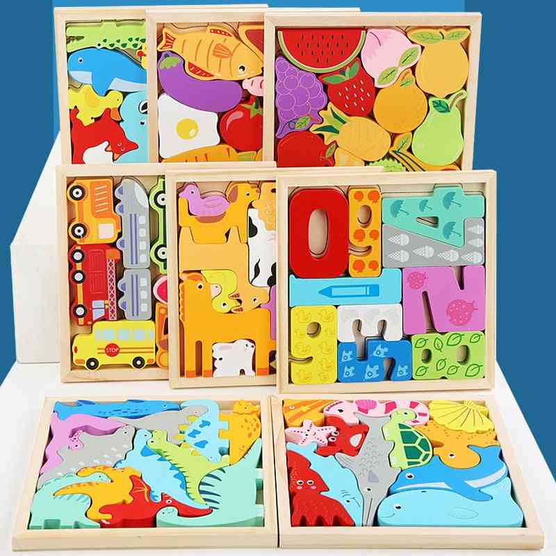 Mupin Cartoon Animal Three-dimensional Jigsaw Puzzle