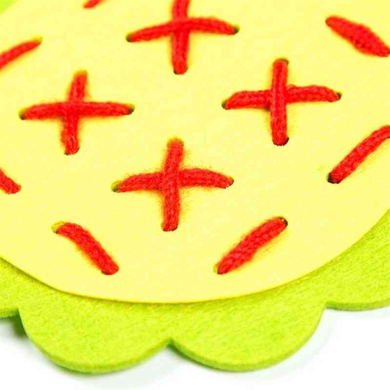 Manual Diy Weave Cloth Montessori Materials Teaching Aids Math