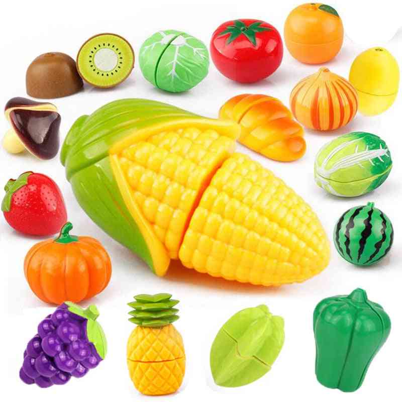 Cooking Simulation Miniature Food Model, Fruits And Vegetables Kids Kitchen