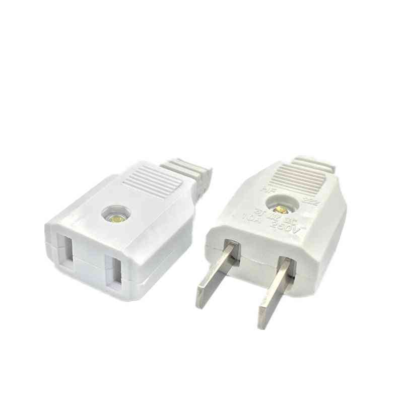 Ac Electrical Power Male Plug Female Socket Outlet Adaptor