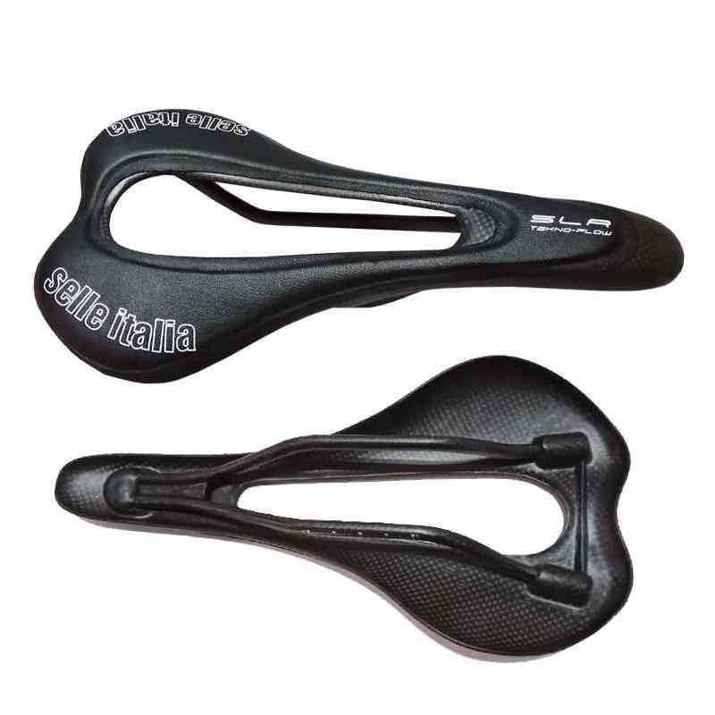 Ultralight Road Race Bicycle Leather Saddle Bike Parts
