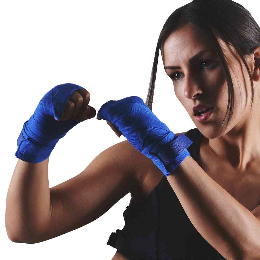 Elastic Handwraps- Bandage Gloves, Wrist Support For Boxing Kickboxing