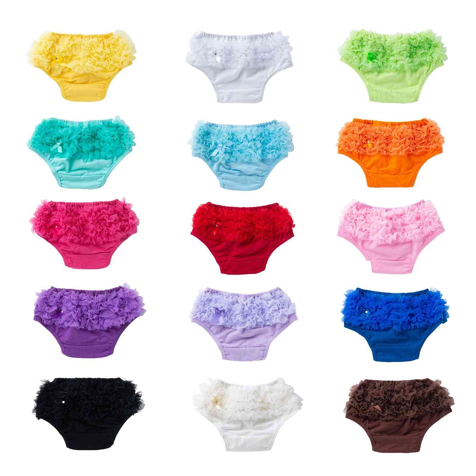 Newborn Dress-cotton Ruffled Panties-cute Diaper Covers-pp Shorts