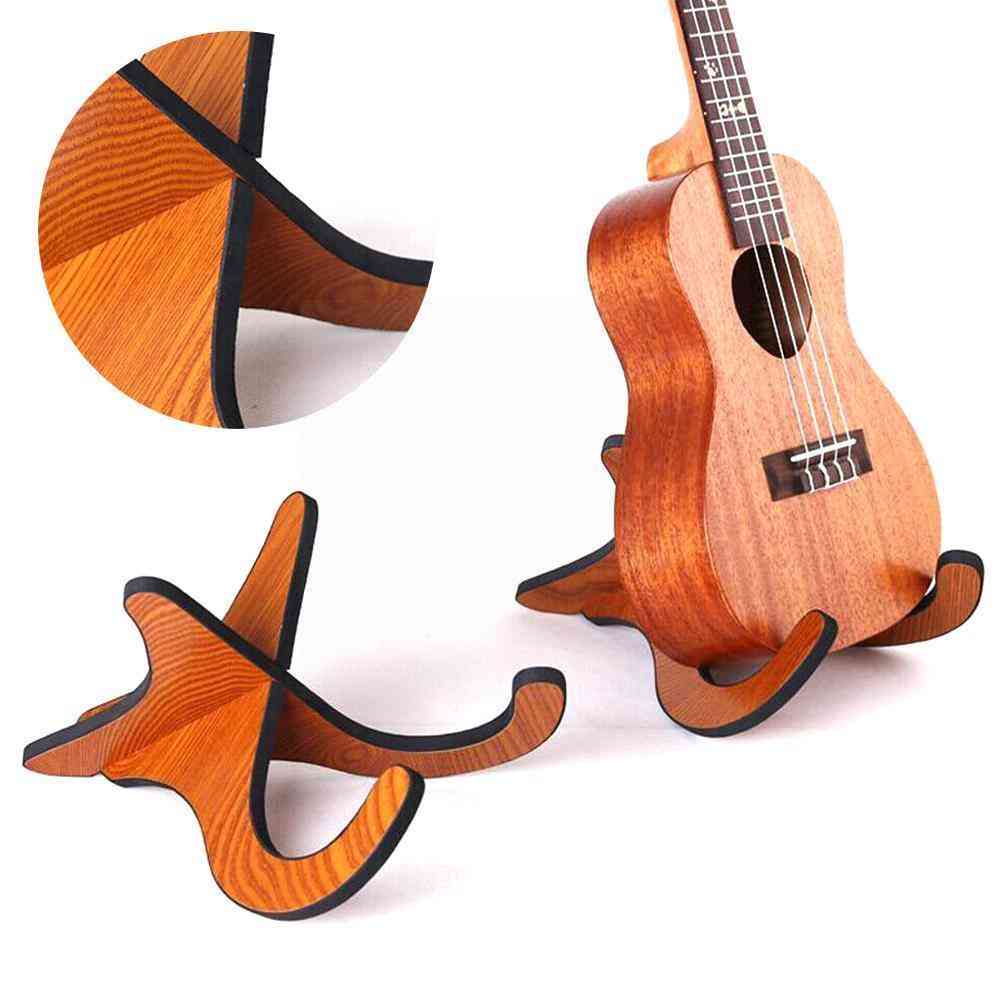 Holder Stand Guitar Wooden Strings Instrument