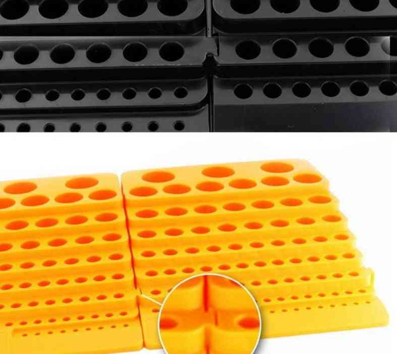 Drill Bit Storage Box Plastic Milling Organizer