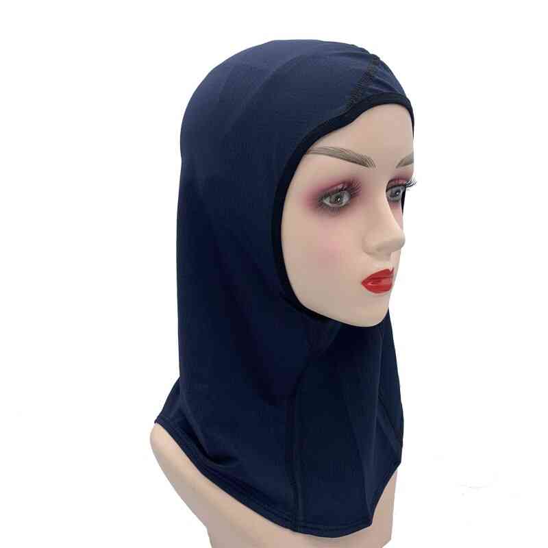 Women's Sports One-piece Hijab Or Scarf - Mesh Jersey - Islamic Turban Caps