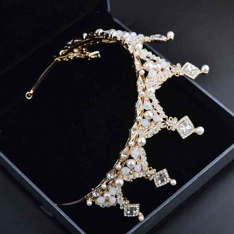 Bridal Crown Headband Headdress New Alloy  Crystal Wedding Accessories