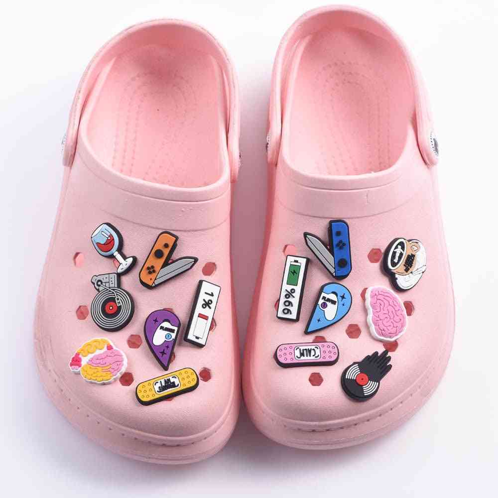 Shoe Charm Accessories - Cartoon Clog Shoes Decoration
