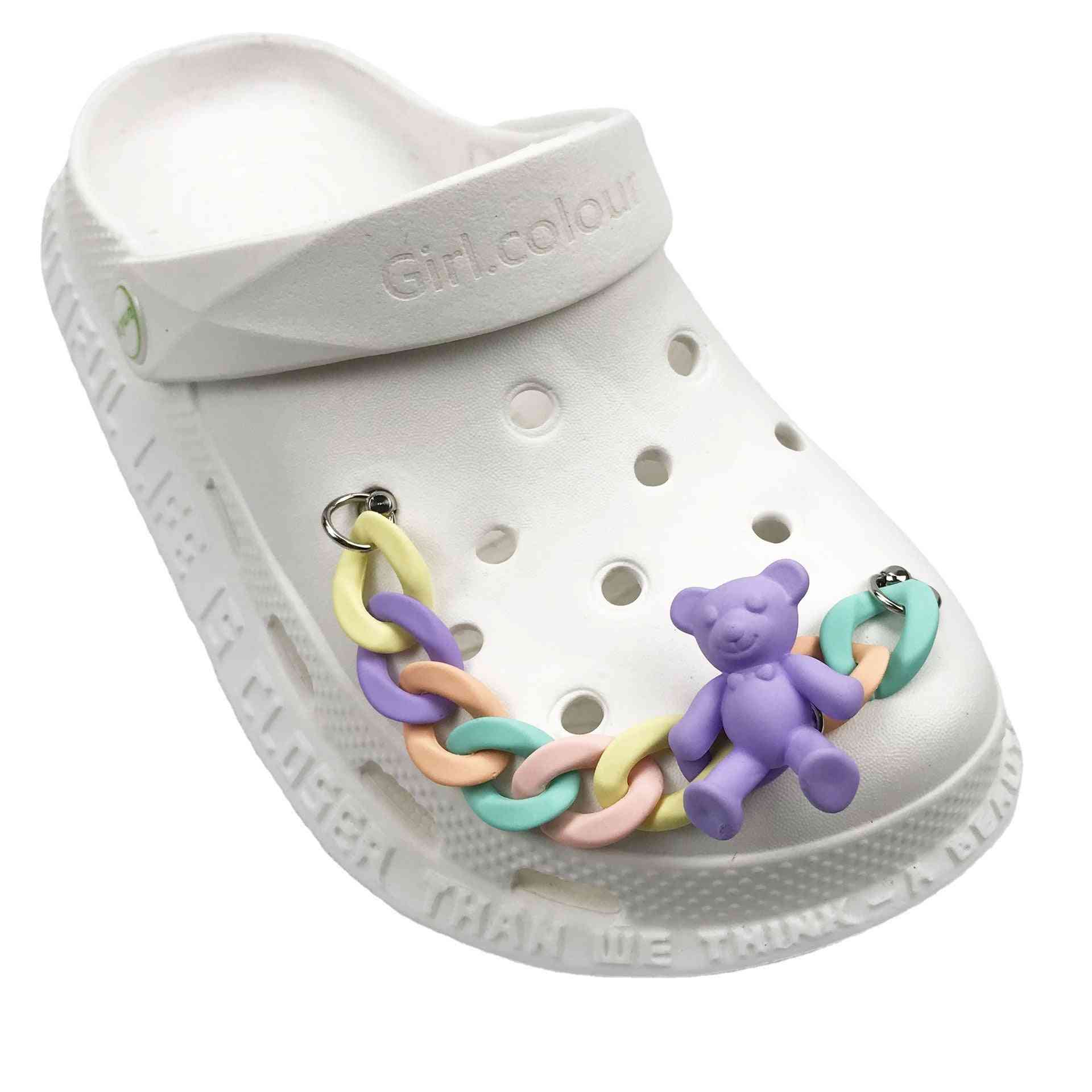 Cute Shoe For Crocs Charms Chain - Shoe Decorations Accessories