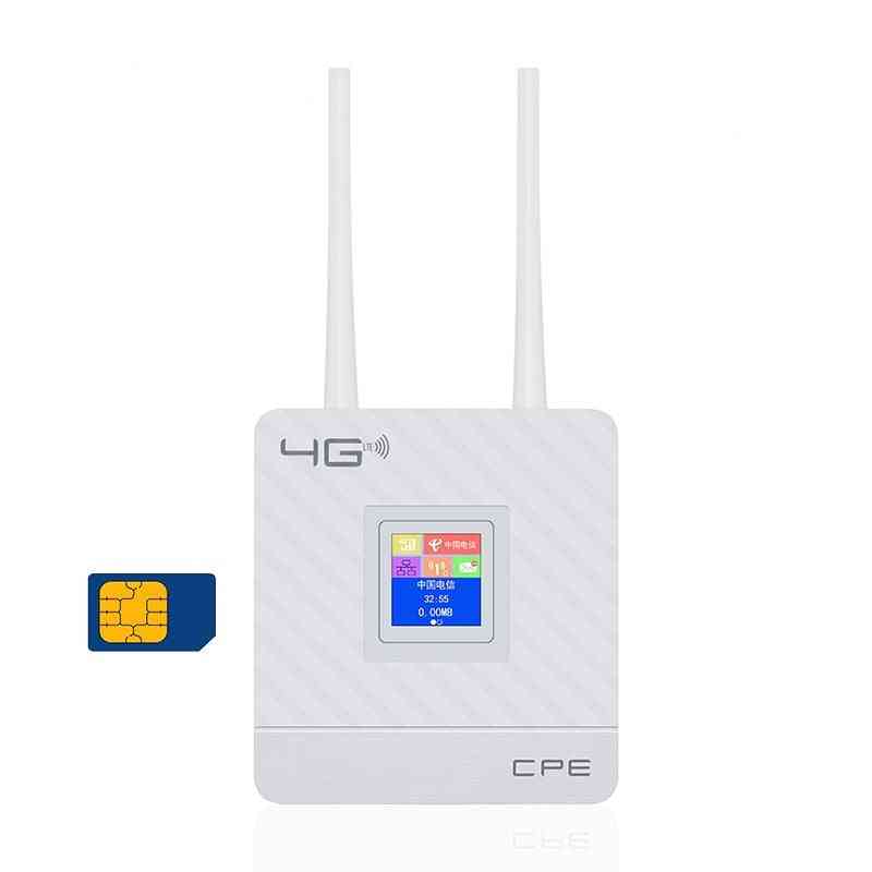 4g Lte Wireless- Wan/lan Port, Dual-external, Antennas Router With Sim Card Slot